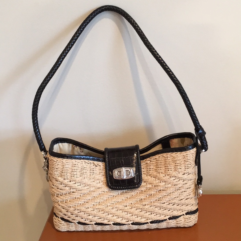 Brighton Straw Purse. EUC.